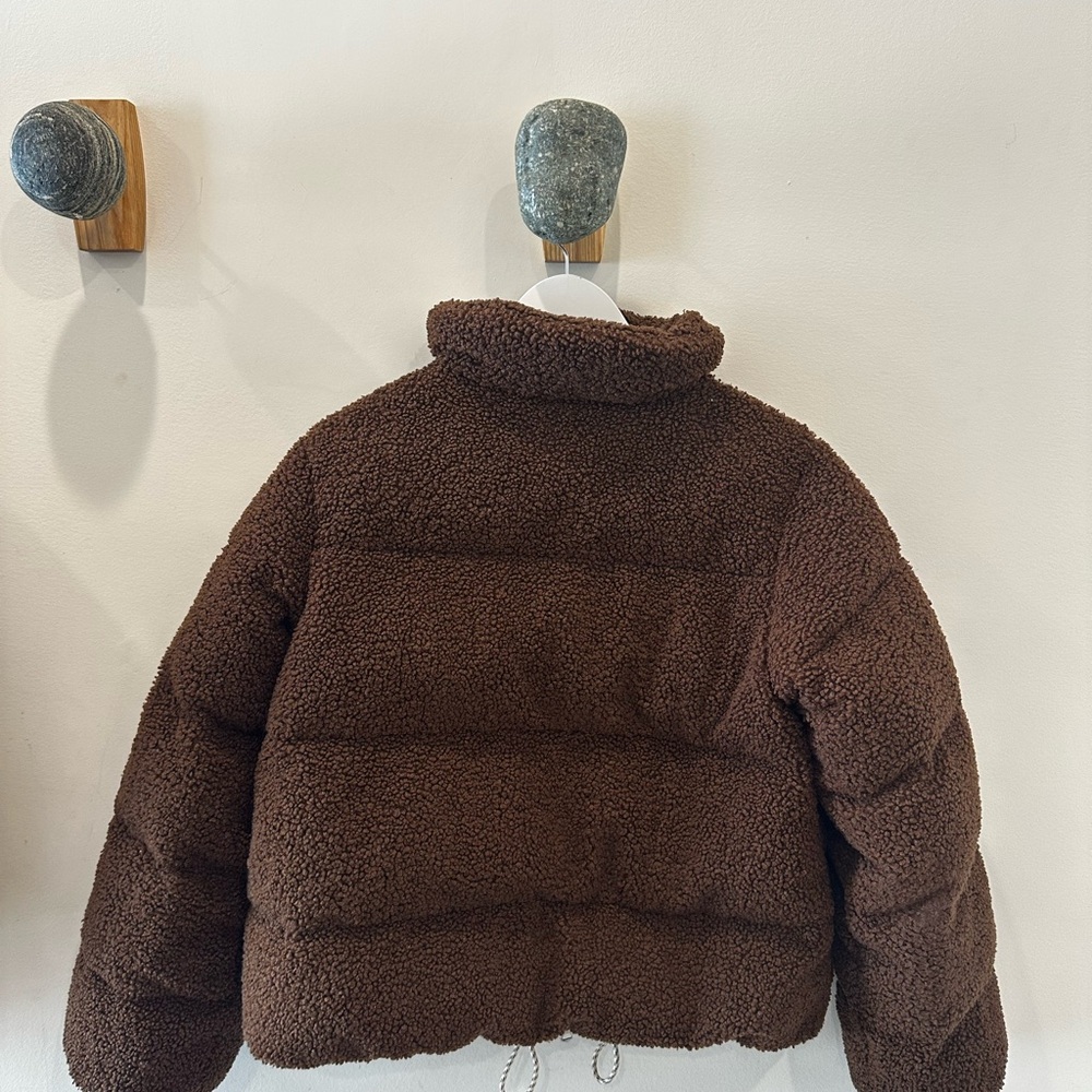 Varley Wilkins Brown Sherpa Jacket - Picture 5 of 5